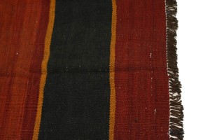Vintage Tribal 4X12 Kelim Ghashghaie Persian Runner Rug
