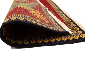 Vintage Pictorial Classic 2'5X3'8 Kashan Persian Rug