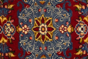 Vintage Pictorial Classic 2'5X3'8 Kashan Persian Rug