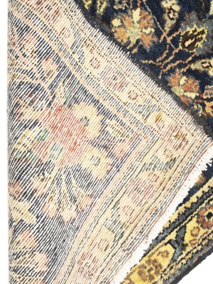 Vintage Muted Floral Tribal 2'4X3'8 Hamedan Persian Rug