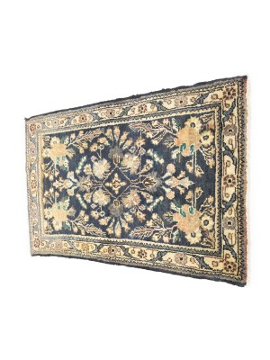 Vintage Muted Floral Tribal 2'4X3'8 Hamedan Persian Rug