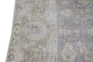 Antique Muted Distressed 10X10 Tabriz Persian Rug