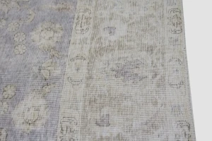 Antique Muted Distressed 10X10 Tabriz Persian Rug