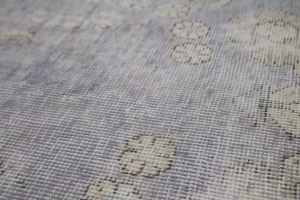 Antique Muted Distressed 10X10 Tabriz Persian Rug