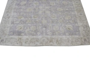 Antique Muted Distressed 10X10 Tabriz Persian Rug