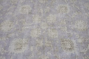 Antique Muted Distressed 10X10 Tabriz Persian Rug