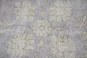 Antique Muted Distressed 10X10 Tabriz Persian Rug