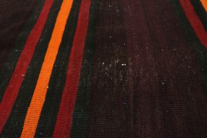Semi Antique Multicolored Tribal 5X15 Kilim Persian Runner Rug