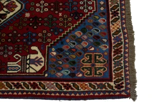 Red Tribal 3X5 Shiraz Persian Rug
