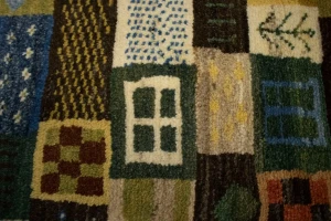 Multicolored Checker Tribal 3X4 Gabbeh Persian Rug