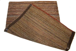 Multicolored Stripes Tribal 3X4 Gabbeh Persian Rug