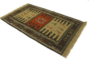 Multicolored Tribal 3X6 Sumak Herati Persian Rug