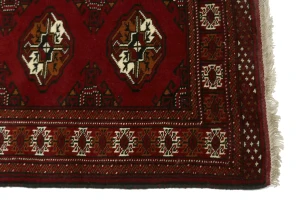 Red Tribal 3X10 Turkoman Persian Runner Rug