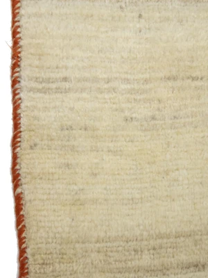 Vintage Cream Tribal 2'9 x 3'11Gabbeh Oriental Rug