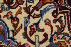 Vintage Red Traditional 10X14 Kashan Persian Rug