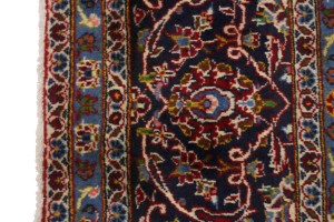 Vintage Red Traditional 10X14 Kashan Persian Rug