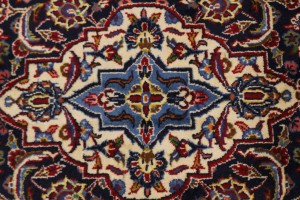 Vintage Red Traditional 10X14 Kashan Persian Rug