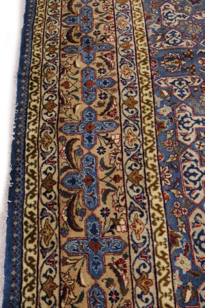 Vintage Blue Classic 10X13 Kashmar Persian Rug