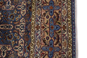 Vintage Blue Classic 10X13 Kashmar Persian Rug