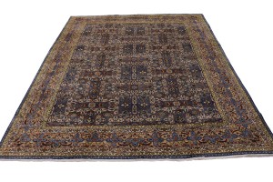 Vintage Blue Classic 10X13 Kashmar Persian Rug