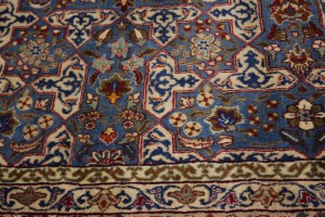 Vintage Blue Classic 10X13 Kashmar Persian Rug