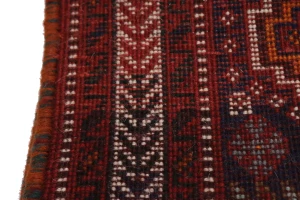 Red Tribal 3'5X5'3 Shiraz Persian Rug