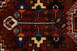 Red Tribal 3'5X5'3 Shiraz Persian Rug