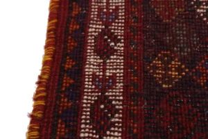 Red Tribal 4X5 Shiraz Persian Rug