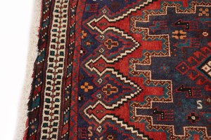 Vintage Red Tribal 3X6 Sirjan Shahrbabak Persian Rug