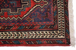 Vintage Red Tribal 3X6 Sirjan Shahrbabak Persian Rug