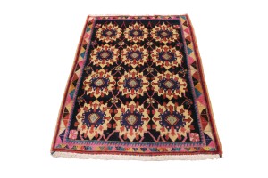 Vintage Floral Tribal 3X5 Sirjan Persian Rug