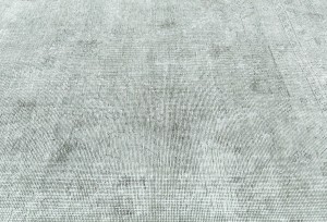 Antique Muted Tan Floral 9'5X12'5 Distressed Vintage Oriental Rug