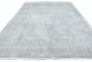 Antique Muted Tan Floral 9'5X12'5 Distressed Vintage Oriental Rug