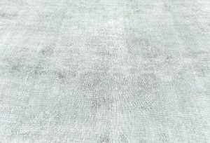 Antique Muted Tan Floral 9'5X12'5 Distressed Vintage Oriental Rug