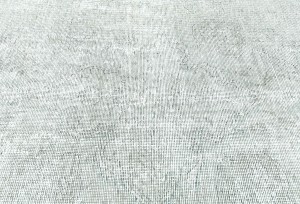 Antique Muted Tan Floral 9'5X12'5 Distressed Vintage Oriental Rug