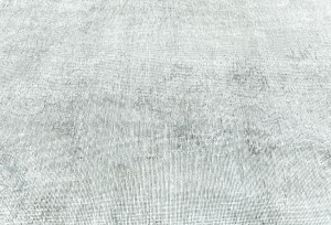 Antique Muted Tan Floral 9'5X12'5 Distressed Vintage Oriental Rug