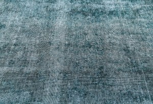 Antique Muted Floral 10X13 Distressed Vintage Oriental Rug
