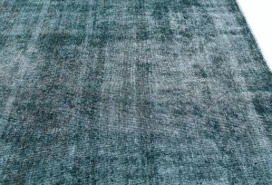 Antique Muted Floral 10X13 Distressed Vintage Oriental Rug