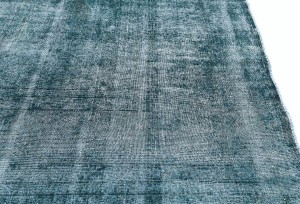 Antique Muted Floral 10X13 Distressed Vintage Oriental Rug