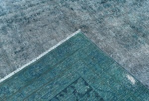 Antique Muted Floral 10X13 Distressed Vintage Oriental Rug