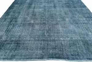 Antique Muted Floral 10X13 Distressed Vintage Oriental Rug