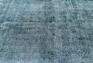 Antique Muted Floral 10X13 Distressed Vintage Oriental Rug