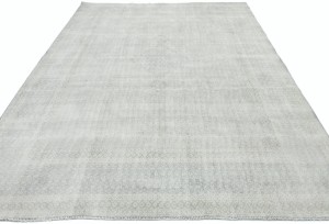 Antique Muted Floral 10X12 Distressed Vintage Oriental Rug
