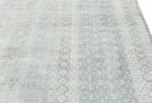 Antique Muted Floral 10X12 Distressed Vintage Oriental Rug