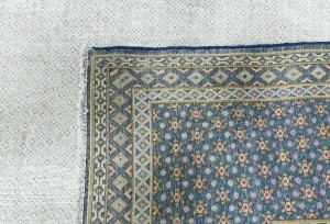 Antique Muted Floral 10X12 Distressed Vintage Oriental Rug