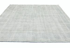 Antique Muted Floral 10X12 Distressed Vintage Oriental Rug