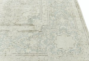 Antique Muted Floral 10X13 Distressed Vintage Oriental Rug