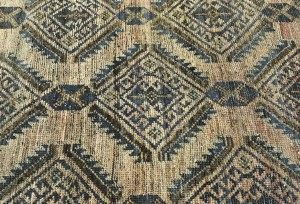 Antique Muted Khaki Tribal 4X6 Distressed Vintage Oriental Rug