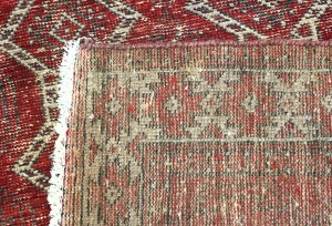 Antique Muted Red Tribal 4X6 Distressed Vintage Oriental Rug