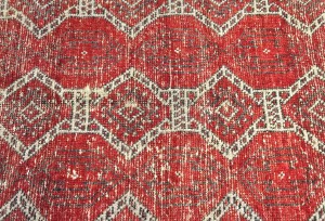 Antique Muted Red Tribal 4X6 Distressed Vintage Oriental Rug